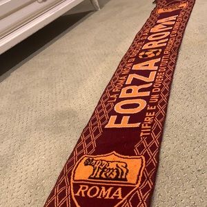 Forza Roma soccer scarf